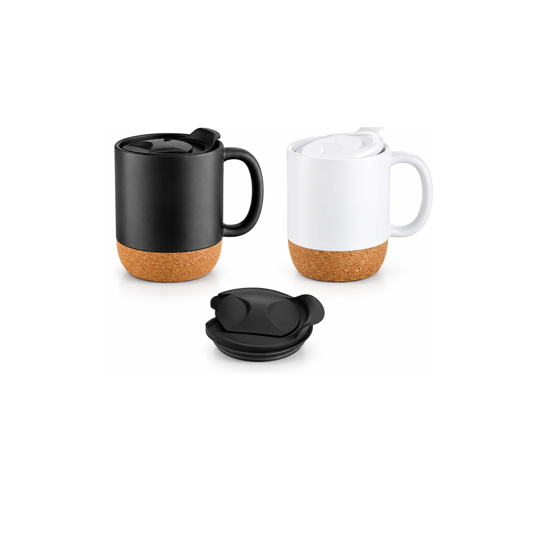 Ceramic Mug With Cork Bottom