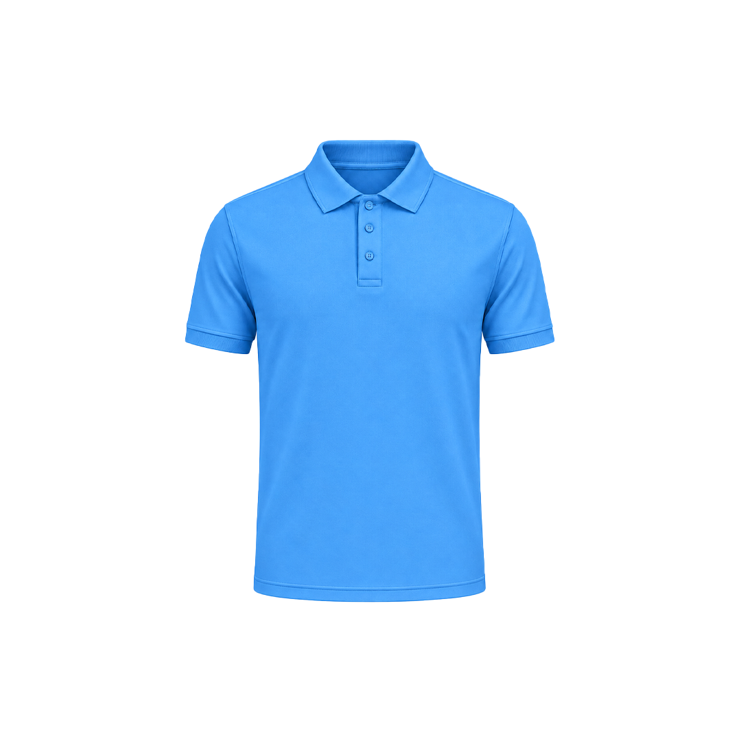 Sky Blue Dryfit Polo Polyster
